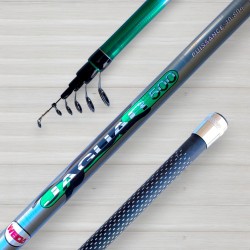 Телескопічне вудлище Kaida Jaguar з кільцями, тест 10-40г, довжина 5м